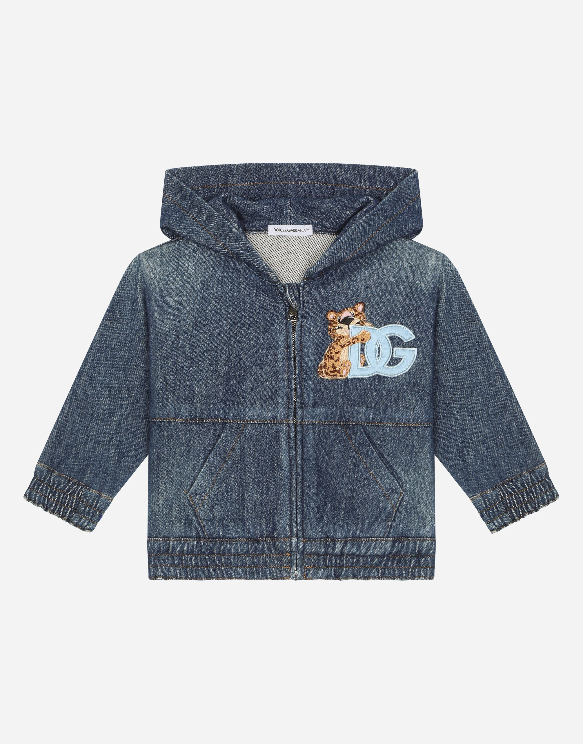 Stretch hooded hotsell denim jacket