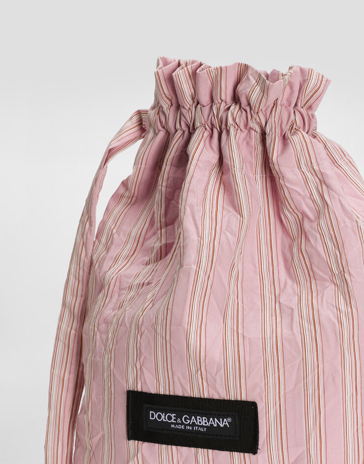 Dolce & Gabbana Striped froissé crossbody bag Multicolor BM2503A0389