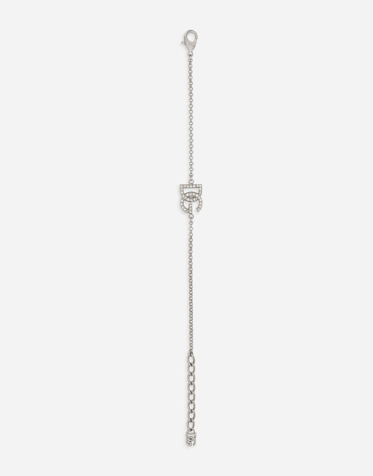 Dolce & Gabbana Link bracelet with DG logo Silver WBP1L2W1111