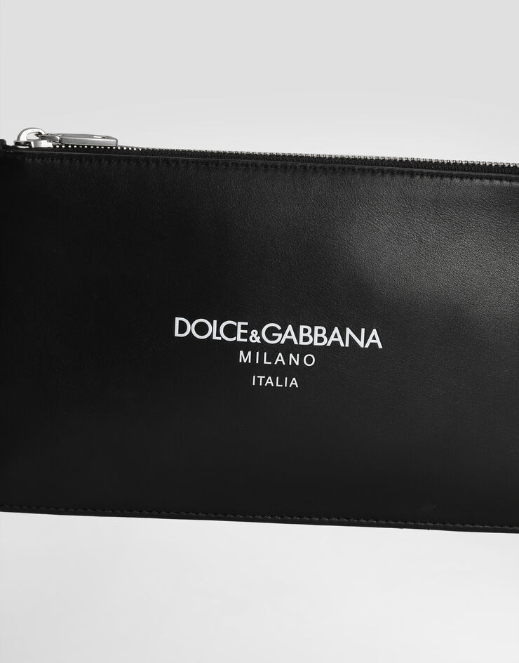 Dolce & Gabbana Calfskin toiletry bag Black BP3343A6E48