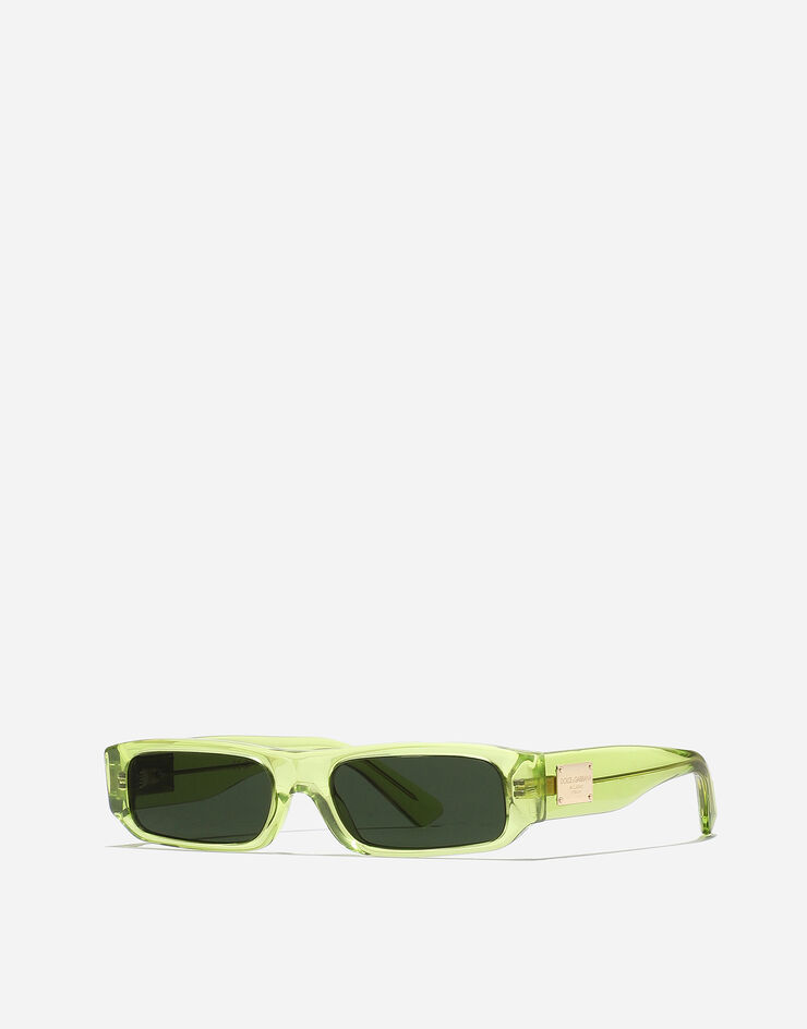 Dolce & Gabbana Surf camp sunglasses Citron vert transparent VG400MVP171