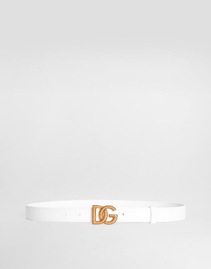 Dolce & Gabbana Calfskin belt White BE1700AK274