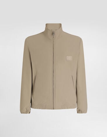 Dolce & Gabbana Nylon canvas jacket Beige G9BSKTFUUDD