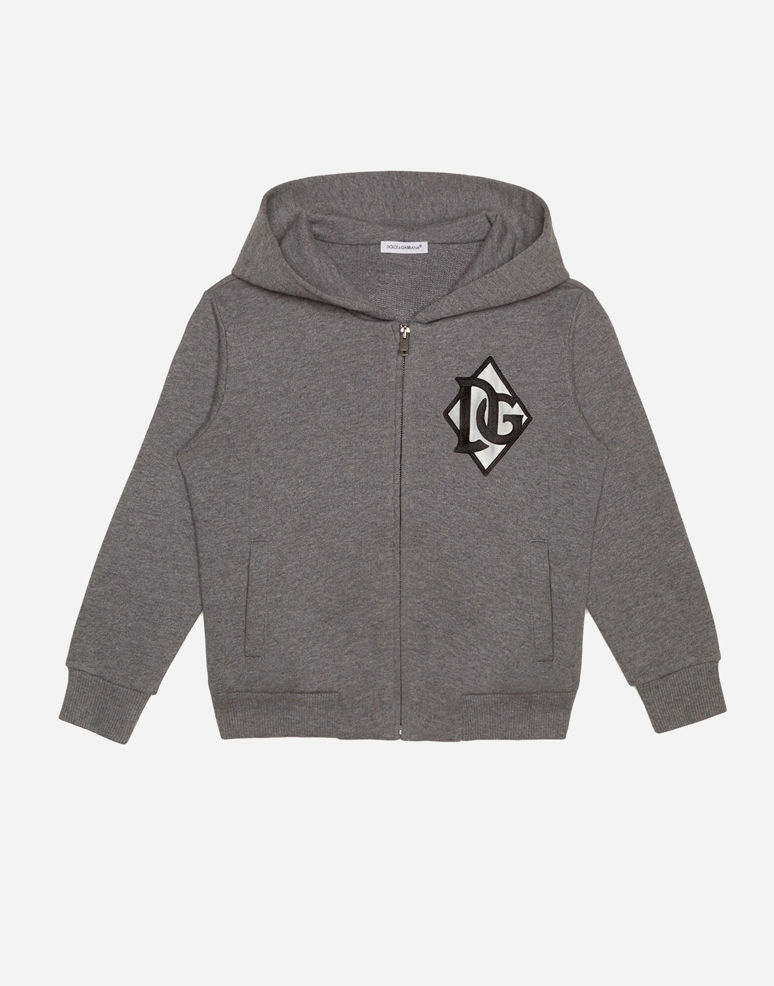 Dolce and gabbana grey hoodie 2025