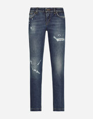 Dolce & Gabbana Pretty denim jeans Print F5Q20THS5NK