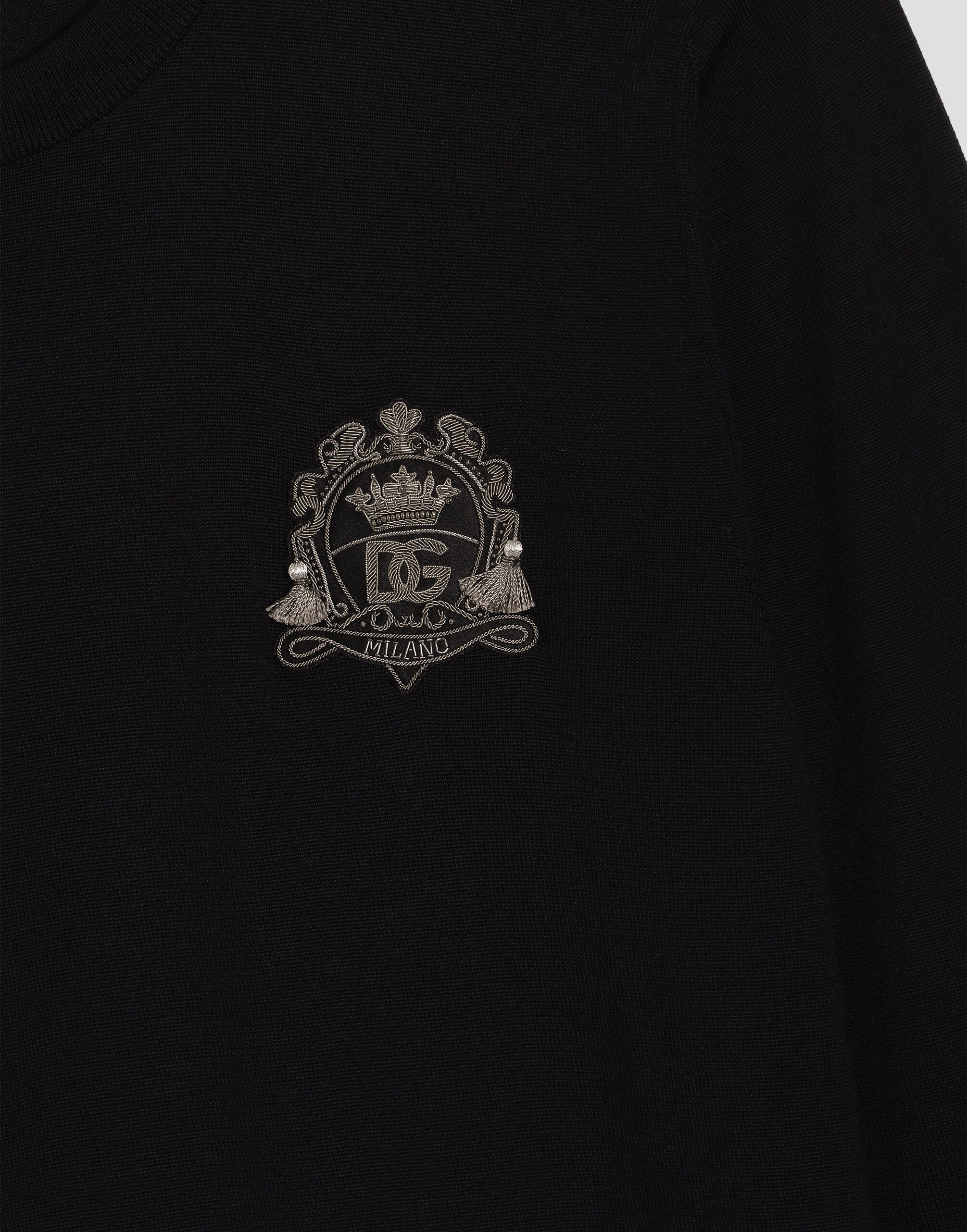 DOLCE&amp;GABBANA プルオーバー Blueのメンズ バージンウール プルオーバー | Dolce&Gabbana®