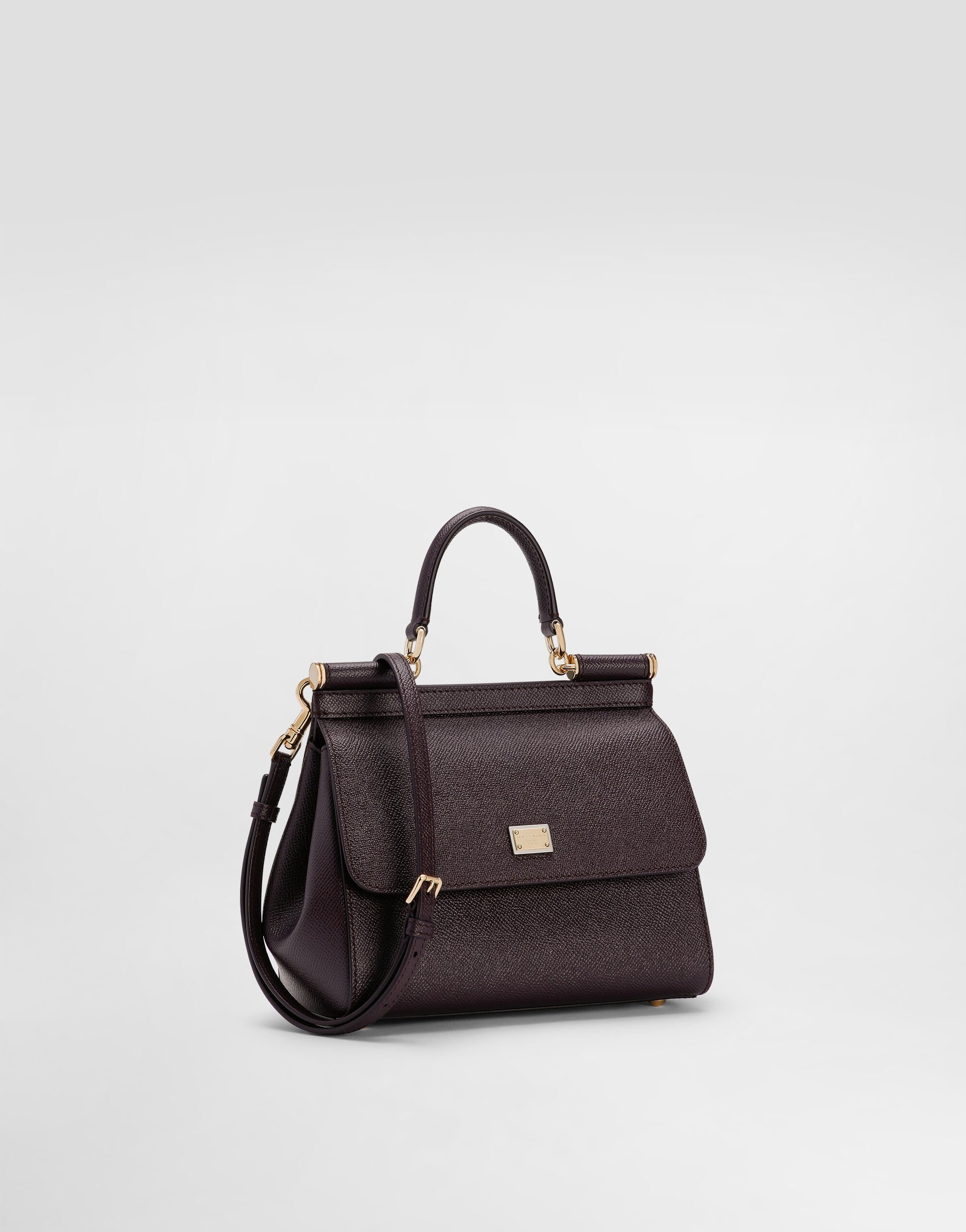 Medium Sicily handbag in Bordeaux for Women | Dolce&Gabbana® US