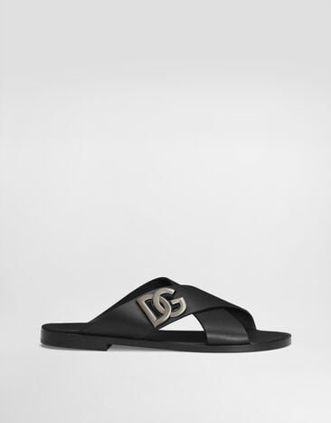 Dolce & Gabbana Calfskin sandals Black A80440A0363