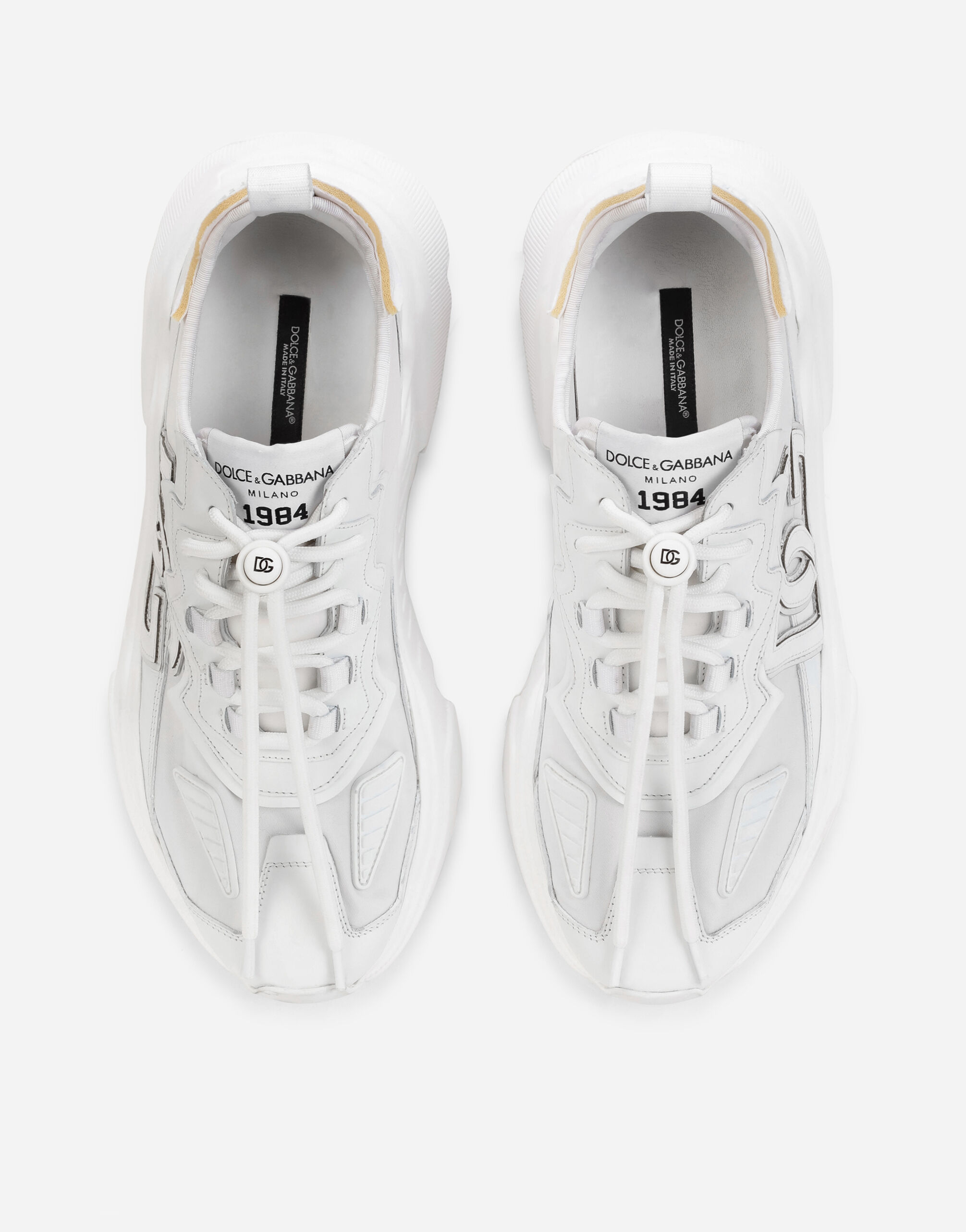 SNEAKER BASSA in White for for Men Dolce Gabbana