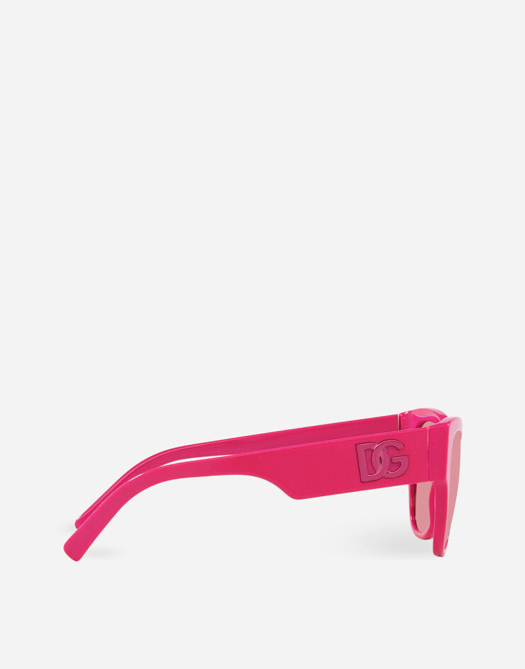 Dolce & Gabbana Lunettes de soleil DG Logo Fuchsia VG4449VP930