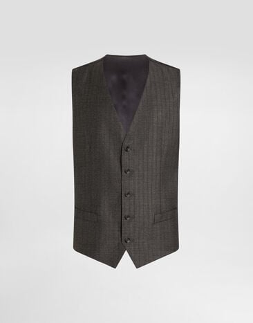 Dolce & Gabbana Pinstripe wool vest  G702UTFR23X