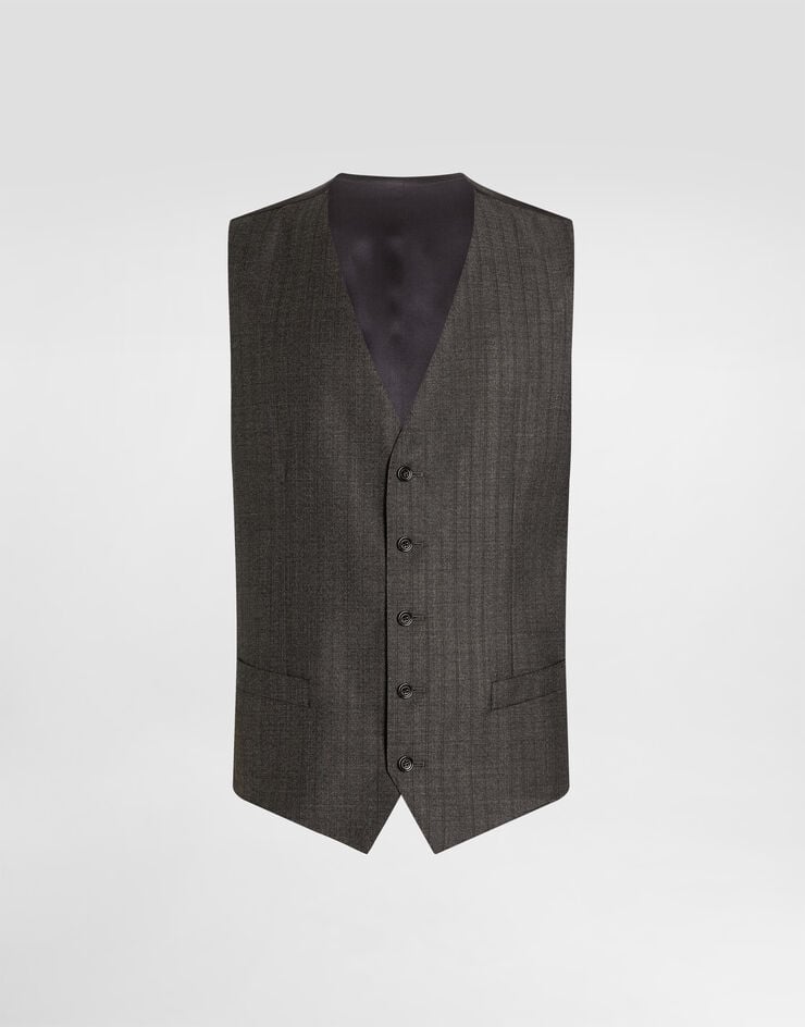 Dolce & Gabbana Pinstripe wool vest Dolce & Gabbana Pinstripe wool vest G702UTFR23X