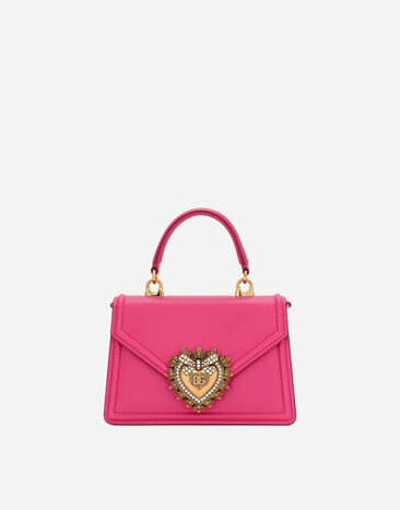 Dolce & Gabbana Small calfskin Devotion bag Pink BB6711AV893