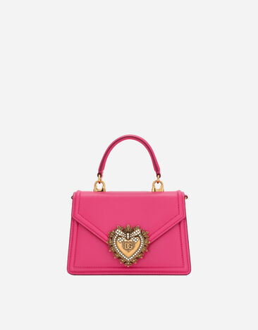 Dolce & Gabbana Kleine Tasche Devotion aus Kalbsleder Rosa BI0473AV967