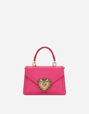 Dolce & Gabbana Small calfskin Devotion bag Pink BB7475A1016
