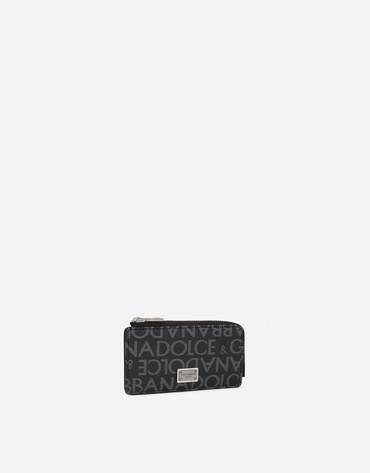 Dolce & Gabbana Porte-cartes en jacquard enduit Multicolore BP3274AJ705