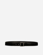 Dolce & Gabbana Patent calfskin belt Black G002ETGF177