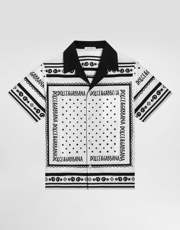 Dolce & Gabbana バンダナプリント ポプリン シャツ  プリ L44S10FI5KQ