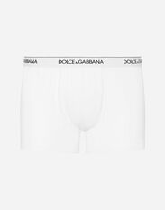Dolce & Gabbana Stretch cotton regular-fit boxers two-pack Black M3A27TFU1AU