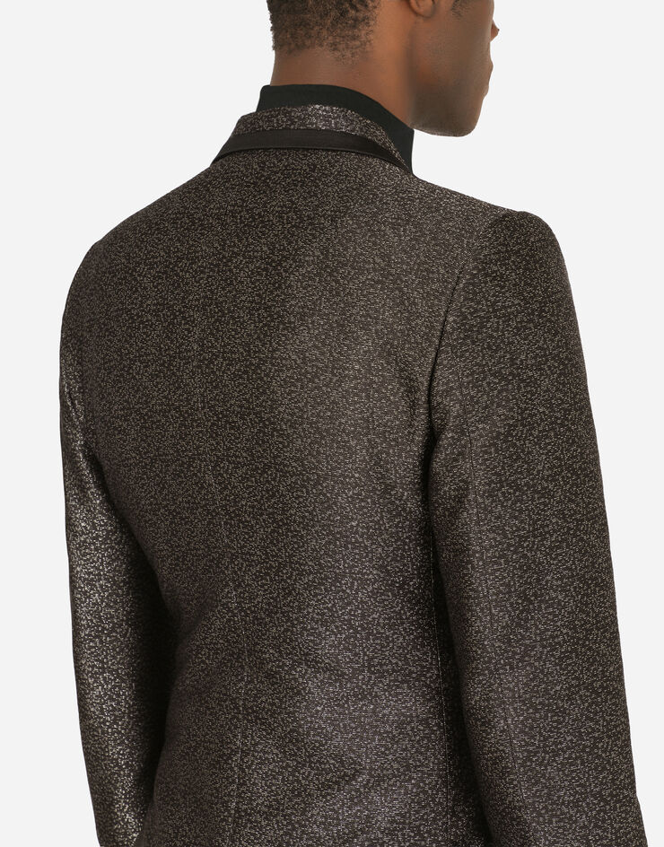 Dolce & Gabbana Chaqueta beat jacquard lamé Multicolor G2QF6ZFJMPN