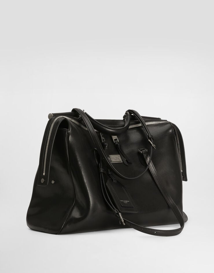 Dolce & Gabbana حقيبة من جلد عجل فيتوريا Black BM7825AH850