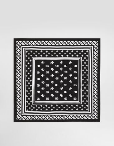 Dolce & Gabbana Платок-каре 70 × 70 из твила со сплошным принтом DG принт FN092RGDB7Z