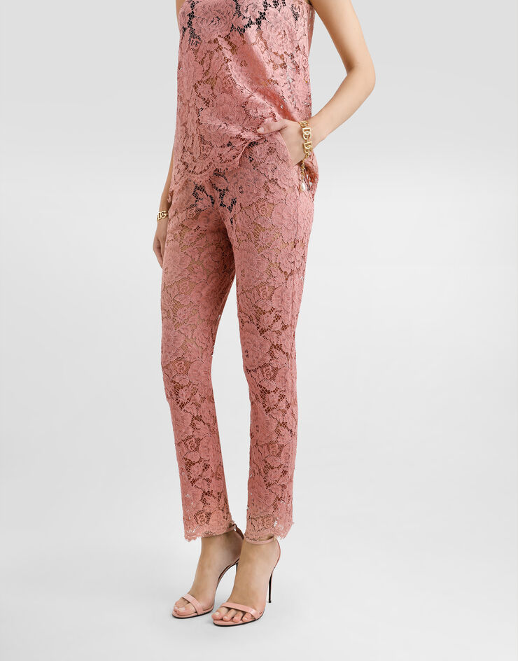 Dolce & Gabbana Cordonnet lace tailored pants Multicolor FTAM2THLM7L