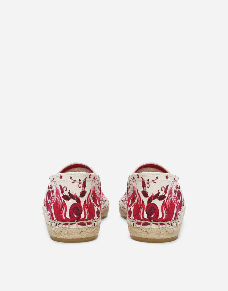 Dolce&Gabbana Printed canvas espadrilles Multicolor D00230AF418