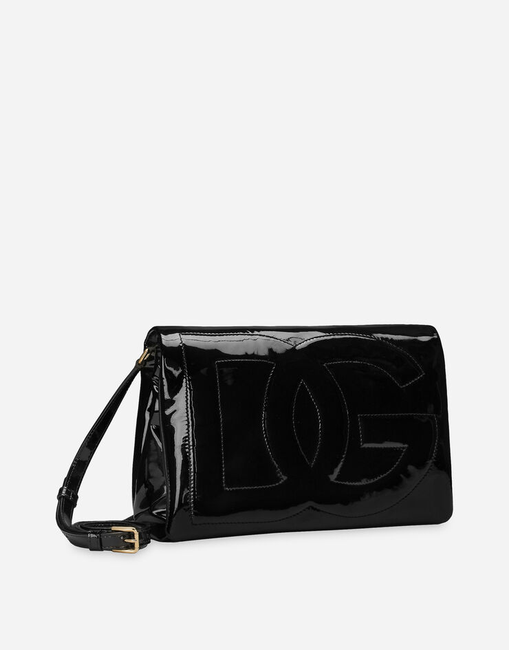 Dolce&Gabbana Borsa DG Logo Bag soft a tracolla Nero BB7550A1484