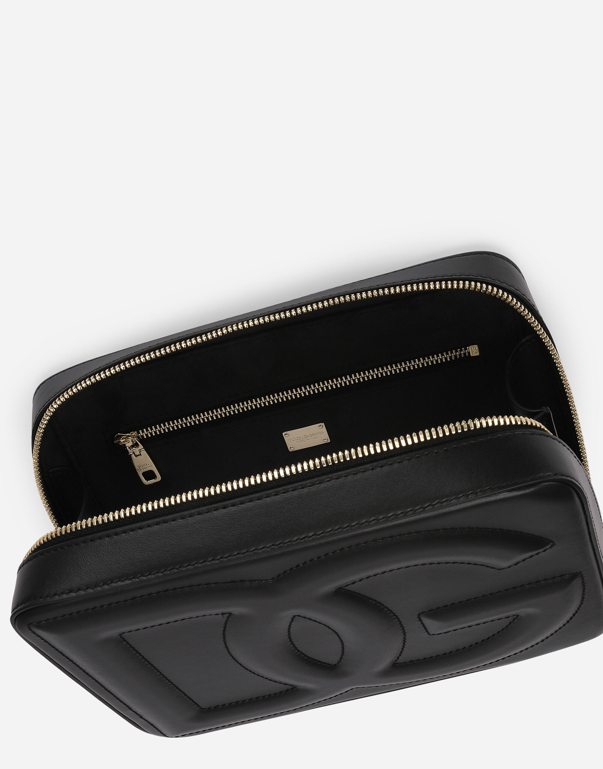 Medium calfskin DG Logo Bag camera bag in Black for Women Dolce Gabbana