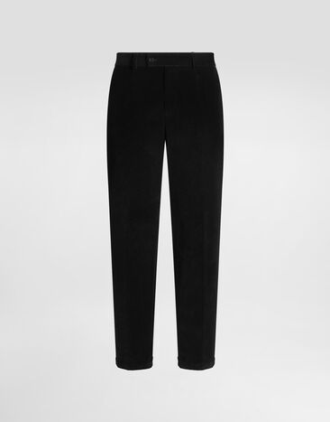 Dolce & Gabbana Corduroy trousers Black GP15TTFUVKS