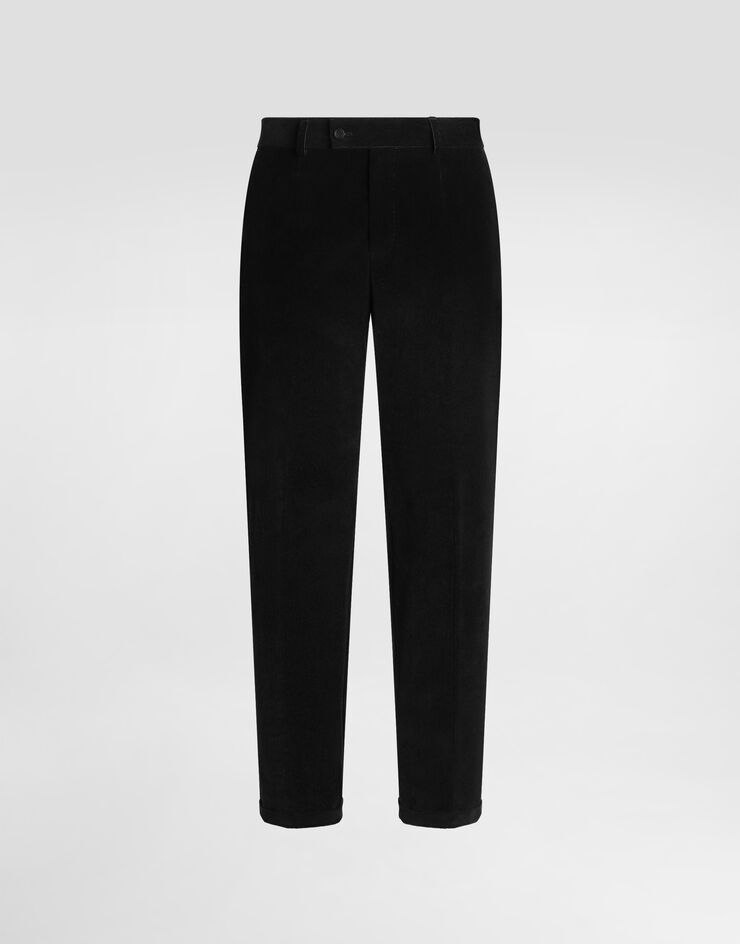 Dolce & Gabbana Corduroy trousers Black GP15TTFUVKS