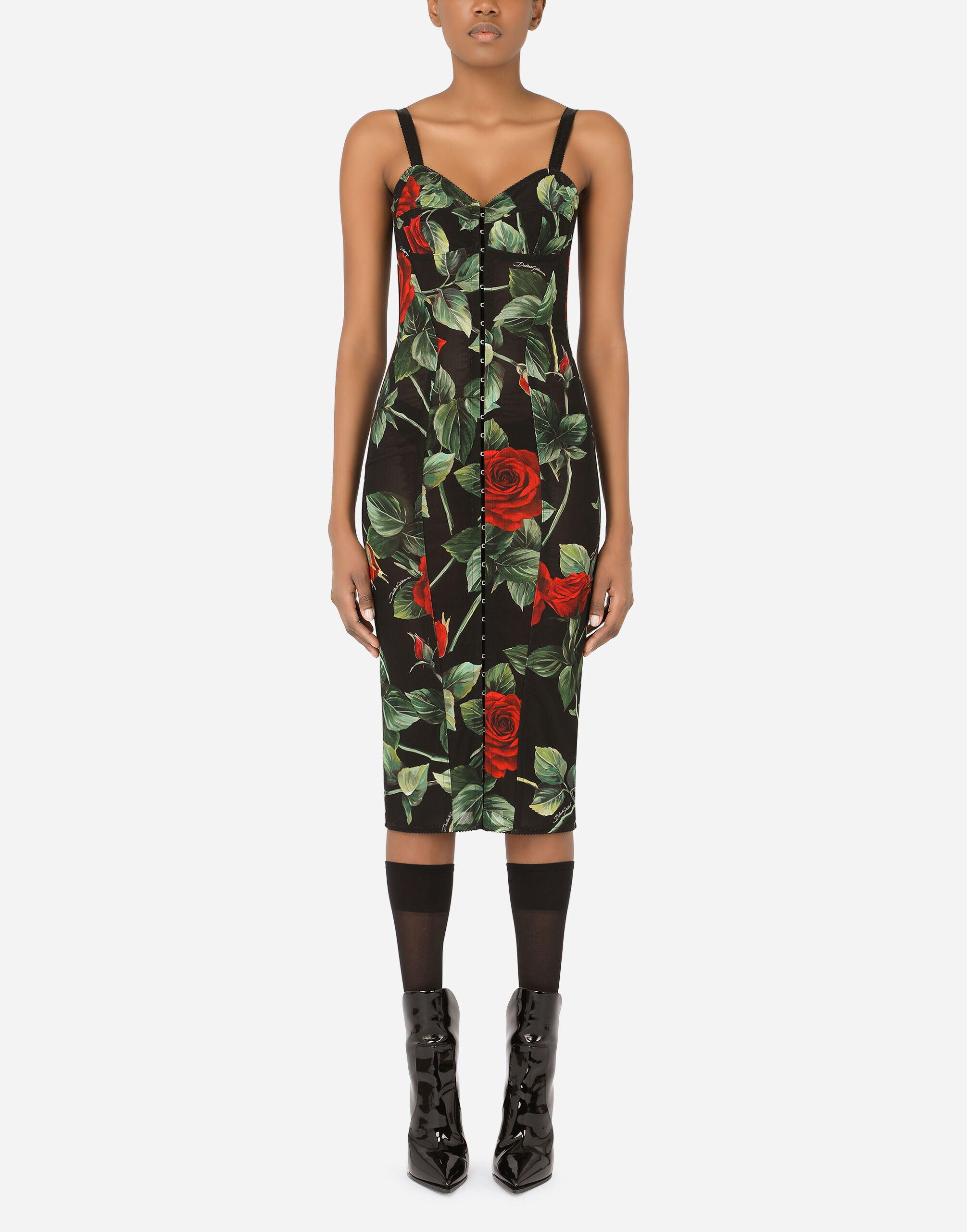 Dolce and shop gabbana rose dress