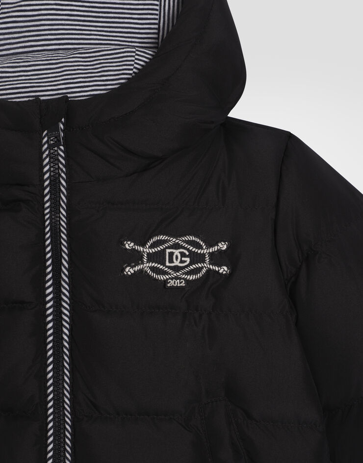 Dolce & Gabbana Nylon down jacket Blue L1JB8NFUS3W
