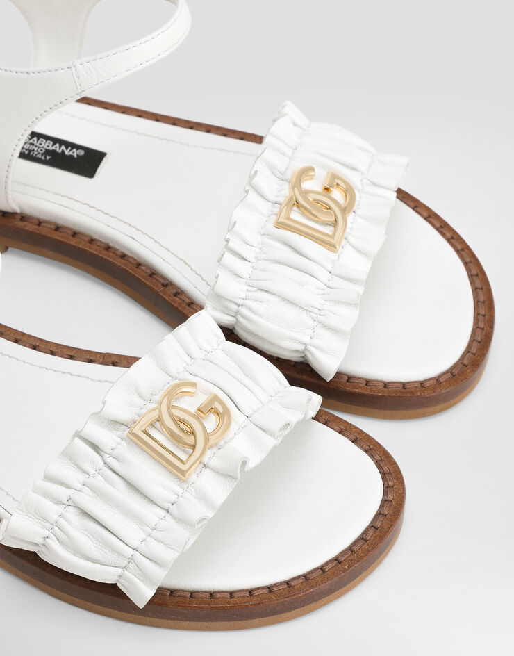Dolce & Gabbana Nappa leather sandals White D11372A1850