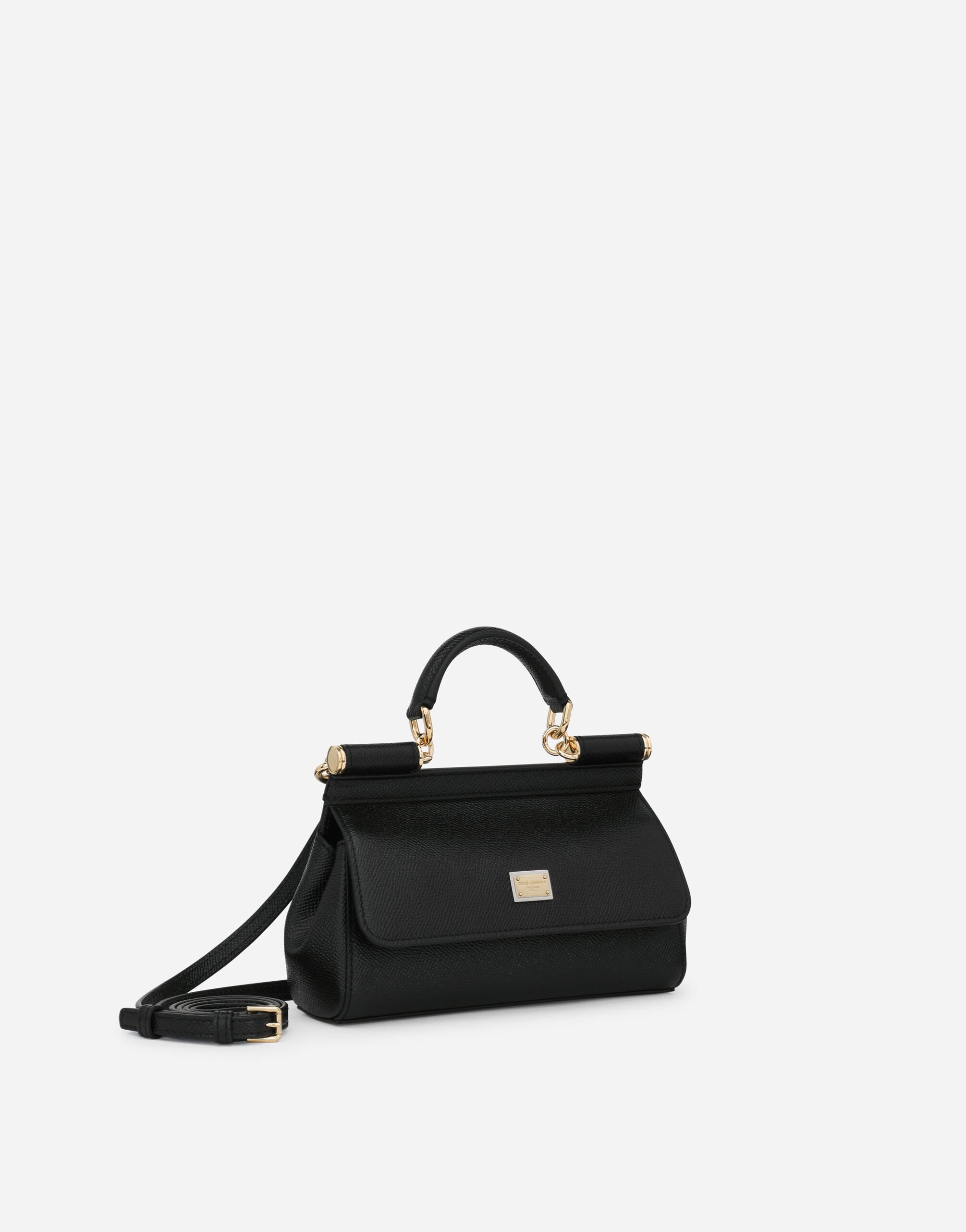 Small Sicily handbag in Black for Women Dolce Gabbana