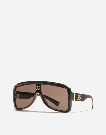 Dolce & Gabbana DG Crossed Sunglasses Havana VG6205VN273