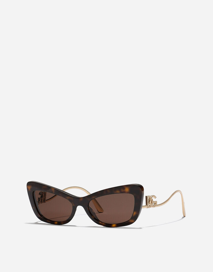 Dolce & Gabbana Солнцезащитные очки DG Crystal коричневый VG4467VP273