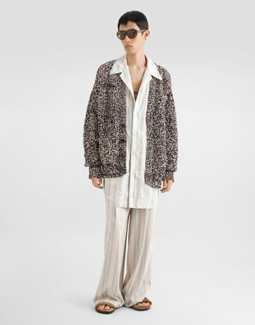 Dolce & Gabbana Cardigan en coton Beige GXVGRTJGMGV