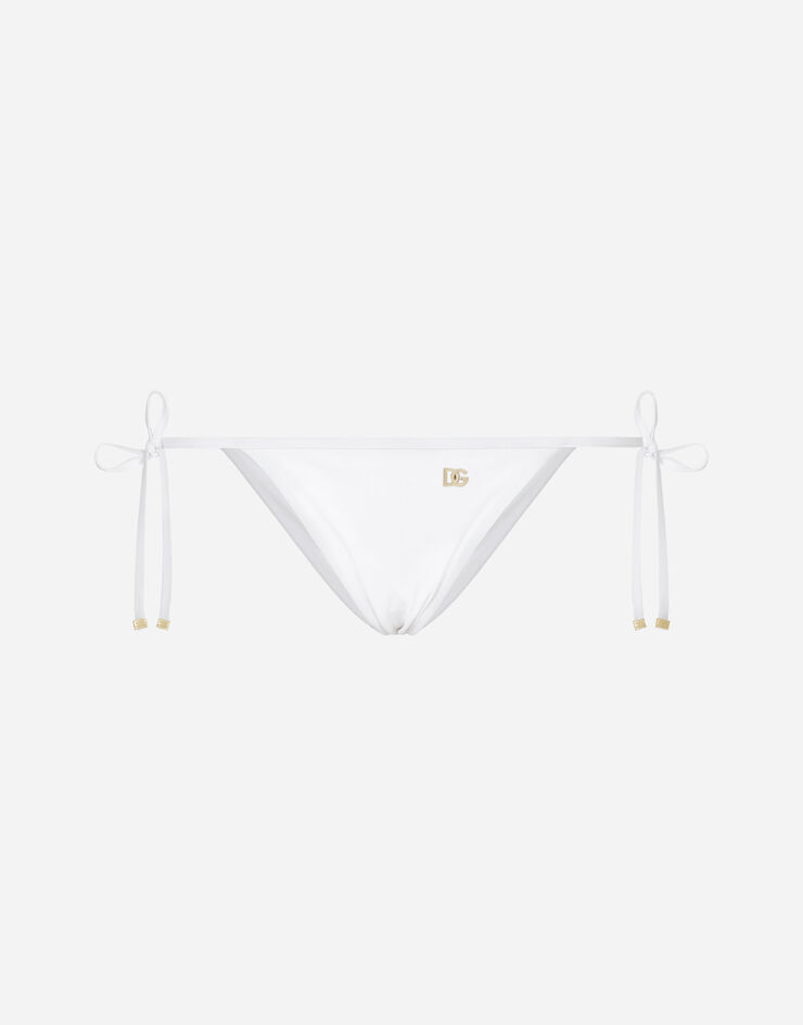 Dolce & Gabbana Slip con laccetti da mare Bianco O2A01JONO12