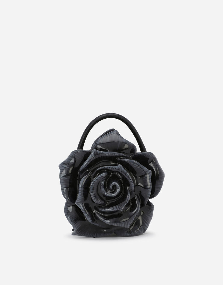 Dolce & Gabbana 로즈 디자인 레진 돌체 박스 백 블랙 BB7246AY988