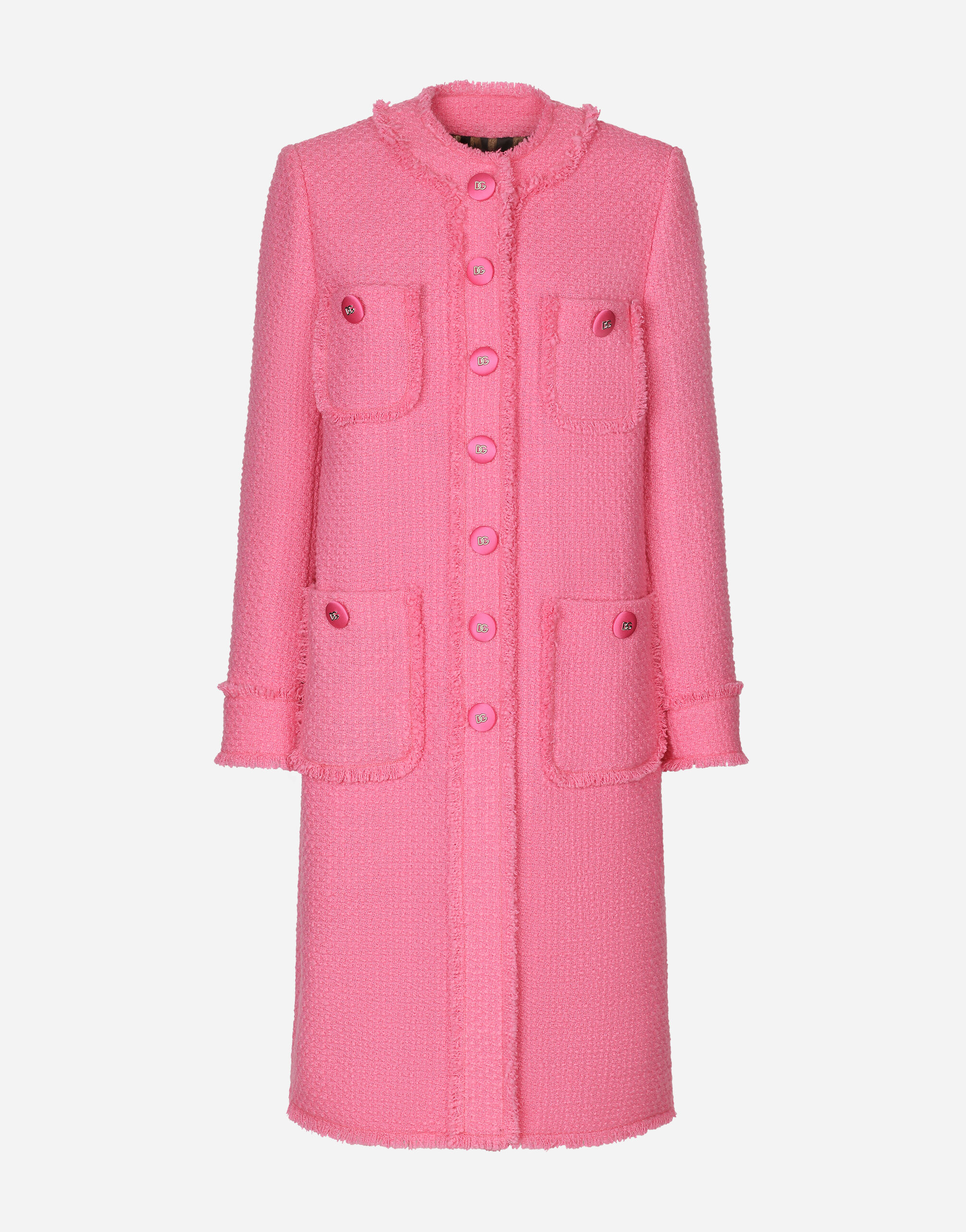 Dolce and gabbana pink coat 2025