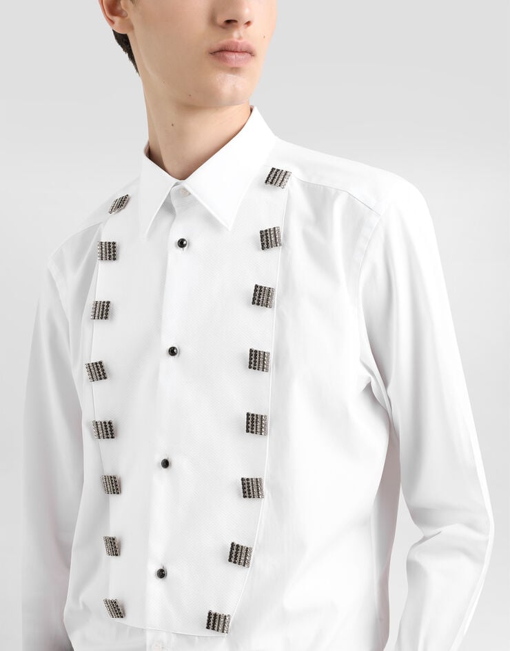 Dolce & Gabbana 珠宝装饰棉质礼服衬衫 多色 G5MF9ZGI591