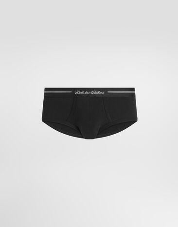 Dolce & Gabbana 스트레치 저지 브란도 브리프 블랙 M3F58JONR66