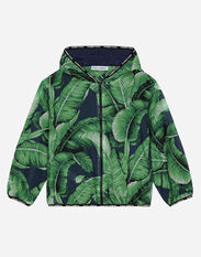 Dolce & Gabbana Mesh jacket with banana tree print Print L4JTDSHS7NG
