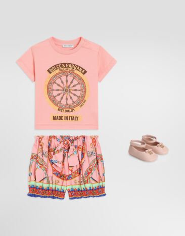 Dolce & Gabbana Jersey t-shirt with print Pink L2JTITG7P5V