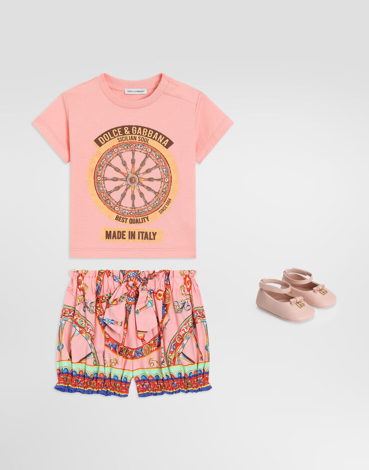 Dolce & Gabbana Jersey t-shirt with print Pink L2JTITG7P5V