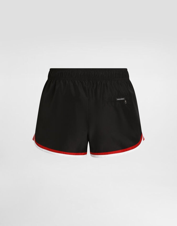 Dolce & Gabbana Canvas swim boxer shorts Dolce & Gabbana Canvas swim boxer shorts Multicolor M4F67TON0IR