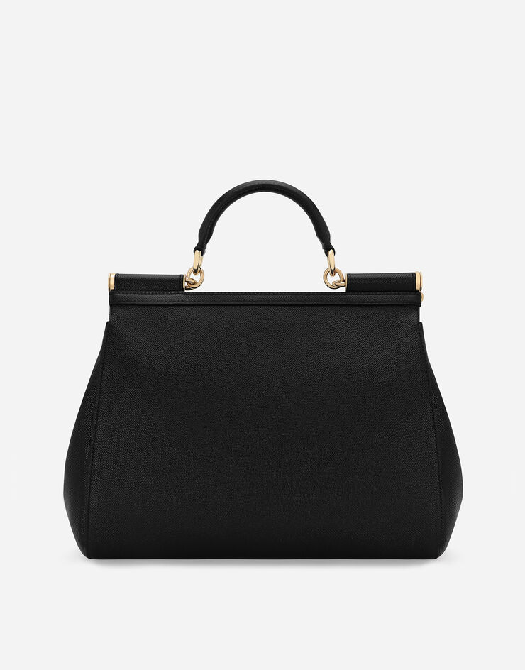 Dolce & Gabbana 맥시 시실리 핸드백 블랙 BB6015A1001