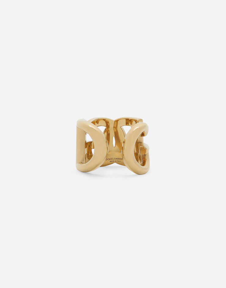 Dolce&Gabbana Кольцо с логотипом DG золотой WRP6L1W1111